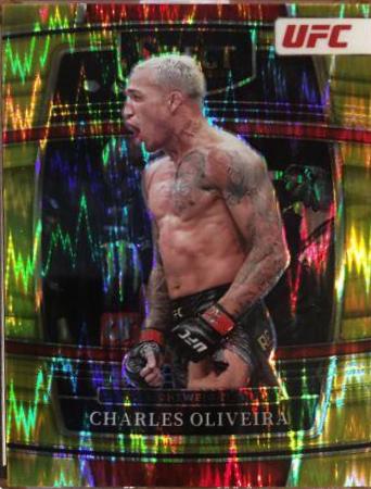 Charles Oliveira 2022 Panini Select UFC Concourse #45 Gold Flash