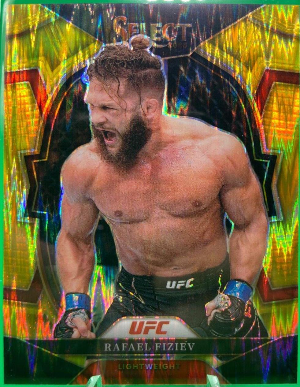Rafael Fiziev 2023 Panini Select UFC Concourse #71 Gold Flash