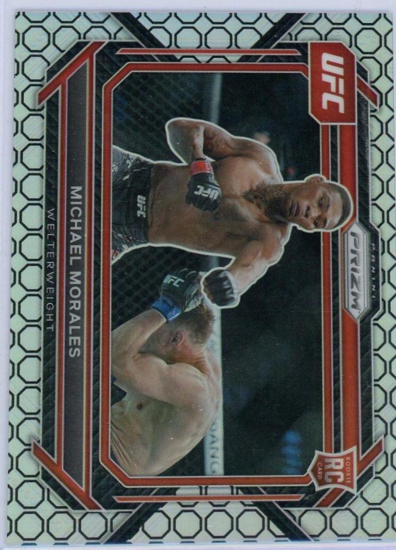 Michael Morales 2023 Panini Prizm UFC Base #97 Octagon