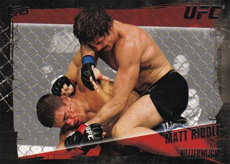 Matt Riddle 2010 Topps UFC Base #73 Bronze