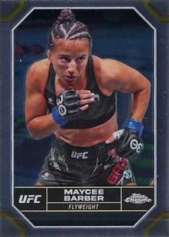 Maycee Barber 2024 Topps Chrome UFC Base #132 Superfractor