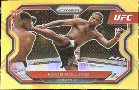 Kevin Holland 2021 Panini Prizm UFC Base #171 Gold