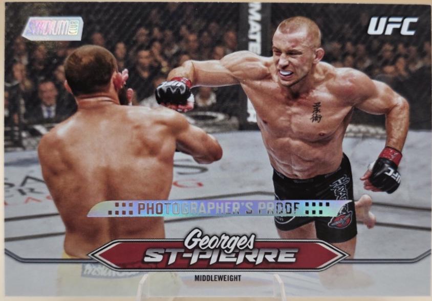 Georges St-Pierre 2025 Topps Stadium Club UFC Base #32 Photographer's Proof