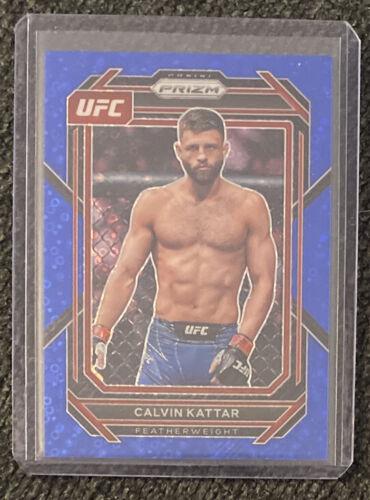 Calvin Kattar 2023 Panini Prizm Under Card UFC Base #163 Blue