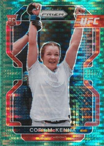 Cory McKenna 2022 Panini Prizm UFC Base #131 Green Pulsar