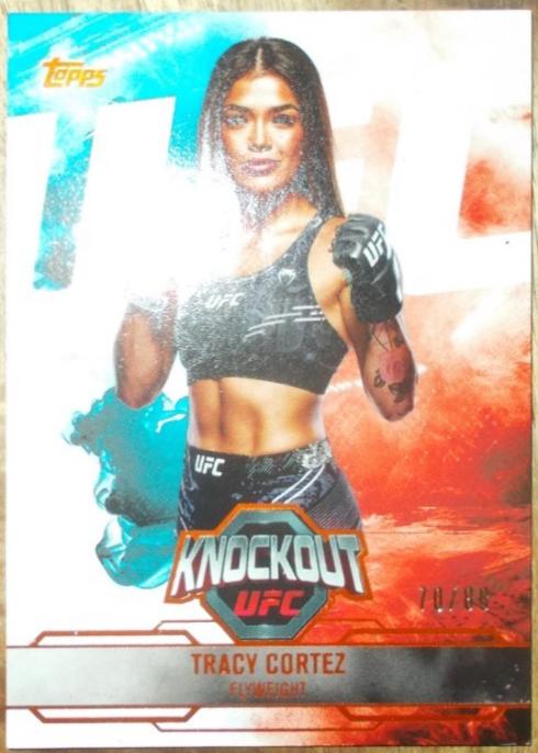 Tracy Cortez 2025 Topps Knockout UFC Base #54 Red