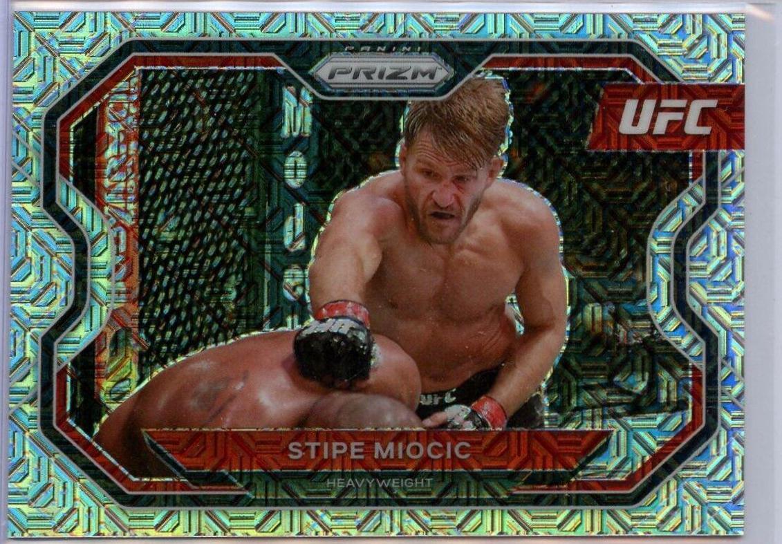 Stipe Miocic 2021 Panini Prizm UFC Base #177 Mojo
