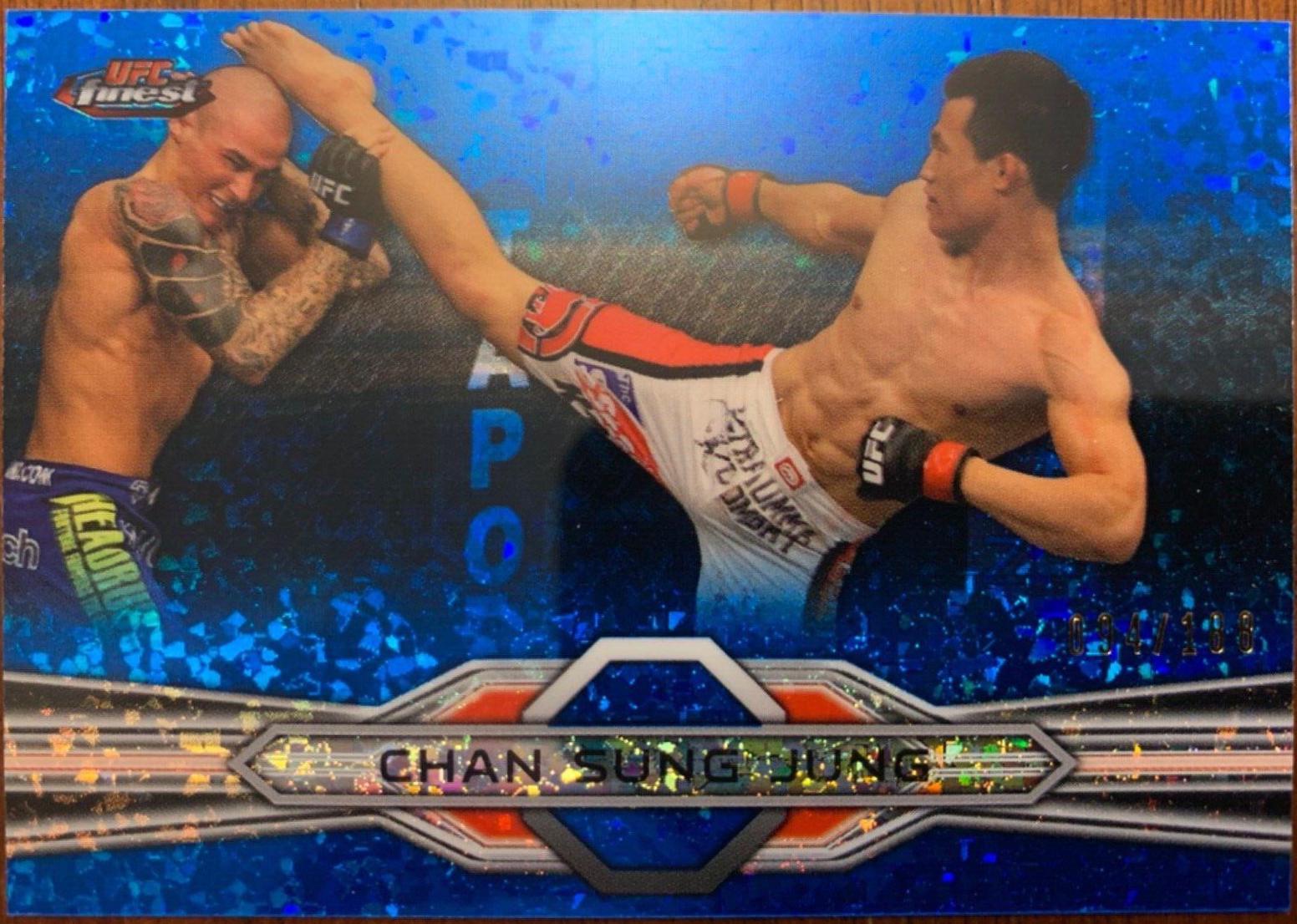 Chan Sung Jung 2013 Topps Finest UFC Base #70 Blue
