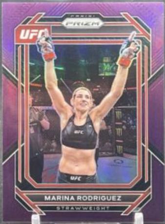 Marina Rodriguez 2023 Panini Prizm UFC Base #102 Purple