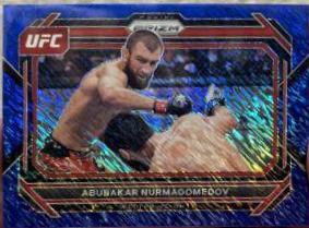 Abubakar Nurmagomedov 2023 Panini Prizm UFC Base #33 Blue Shimmer