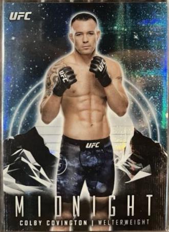 Colby Covington 2024 Topps Midnight UFC Base #93 Moon Beam