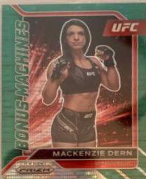 Mackenzie Dern 2022 Panini Prizm UFC Base #26 Green Pulsar