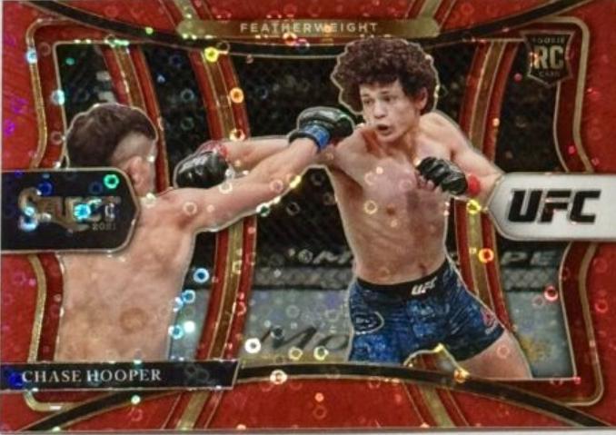 Chase Hooper 2021 Panini Select UFC Premier Level #125 Red Disco