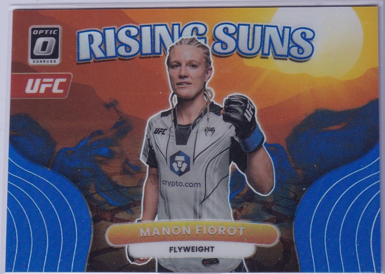 Manon Fiorot 2023 Panini Donruss Optic UFC Rising Suns #23 Blue