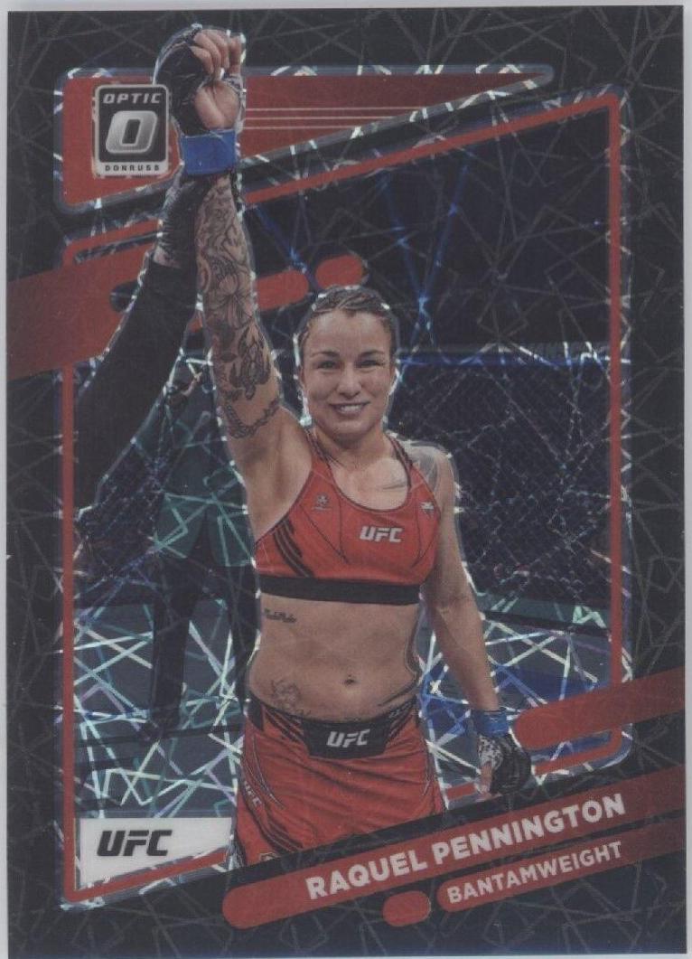 Raquel Pennington 2022 Panini Donruss Optic UFC Base #45 Black Velocity