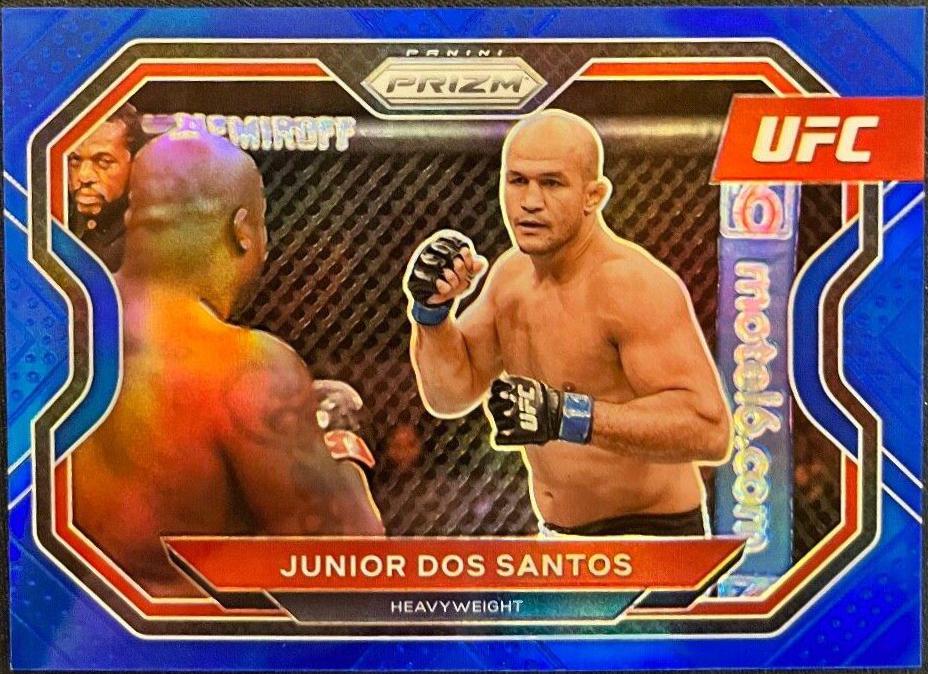Junior Dos Santos 2021 Panini Prizm UFC Base #131 Blue