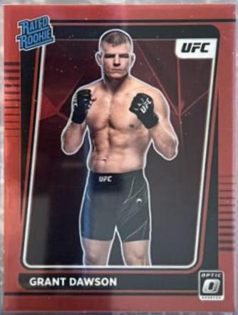 Grant Dawson 2022 Panini Donruss Optic UFC Base #101 Red