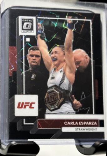 Carla Esparza 2023 Panini Donruss Optic UFC Base #18 Black Velocity
