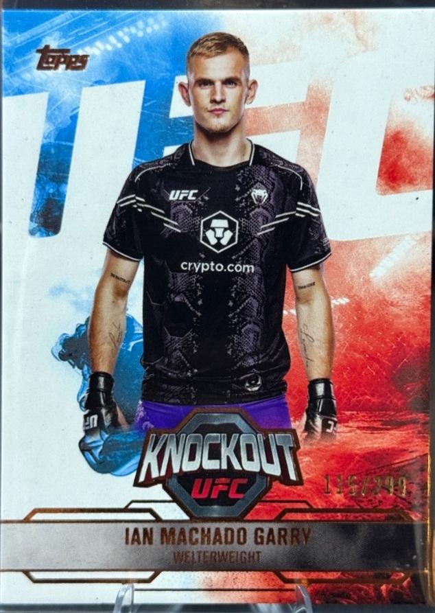 Ian Machado Garry 2025 Topps Knockout UFC Base #43 Bronze