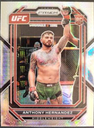 Anthony Hernandez 2023 Panini Prizm UFC Base #181 Hyper