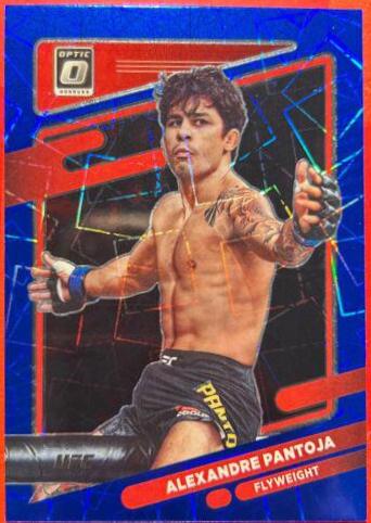 Alexandre Pantoja 2022 Panini Donruss Optic UFC Base #44 Blue Velocity