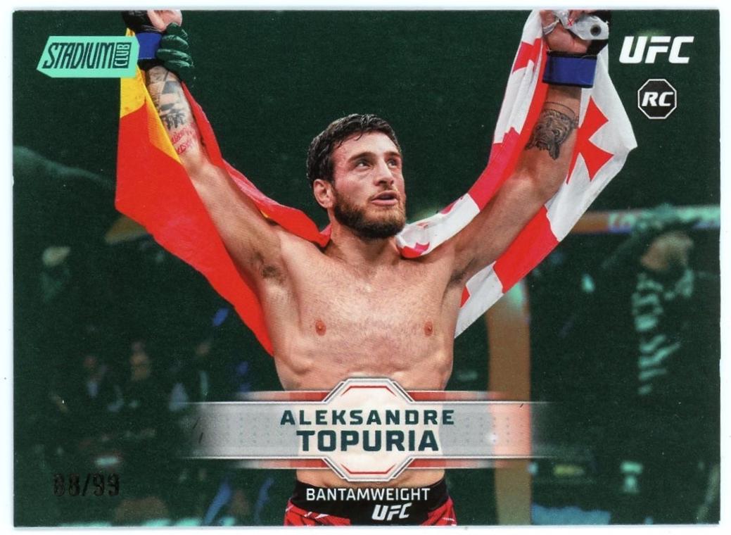 Aleksandre Topuria 2026 Topps Stadium Club UFC Base #167 Turquoise