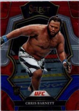 Chris Barnett 2023 Panini Select UFC Premier Level #170 Red Blue Prizm