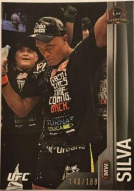 Anderson Silva 2015 Topps UFC Champions Base #84 Black