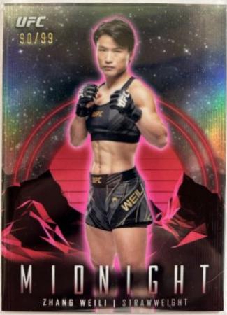 Zhang Weili 2024 Topps Midnight UFC Base #86 Twilight