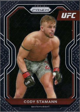 Cody Stamann 2021 Panini Prizm UFC Base #20 Gold