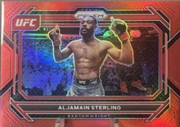 Aljamain Sterling 2023 Panini Prizm UFC Base #56 Red