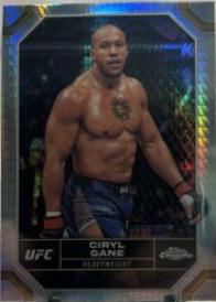 Ciryl Gane 2024 Topps Chrome UFC Base #47 Prism Refractor