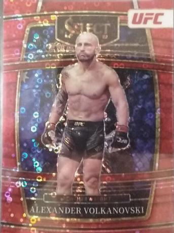 Alexander Volkanovski 2022 Panini Select UFC Concourse #15 Red Disco