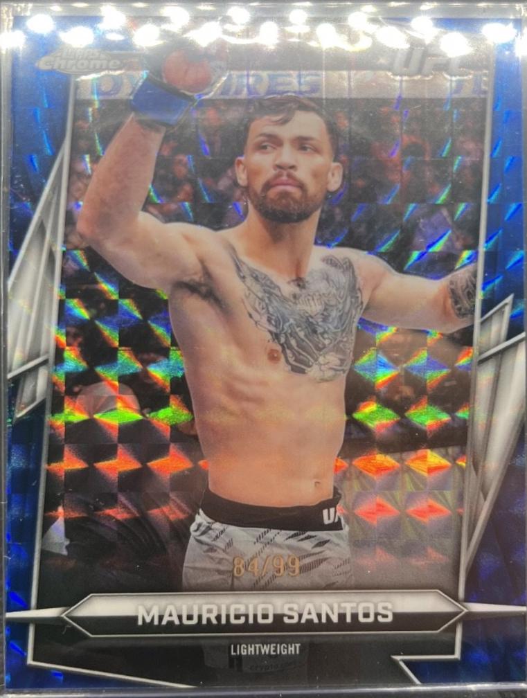 Mauricio Ruffy 2026 Topps Chrome UFC Base #178 Blue Geometric Refractor
