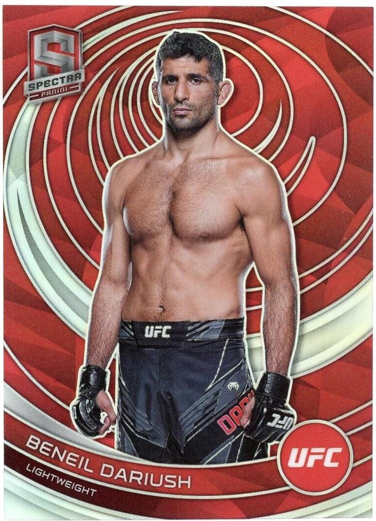 Beneil Dariush 2023 Panini Chronicles UFC Base Spectra #376 Red
