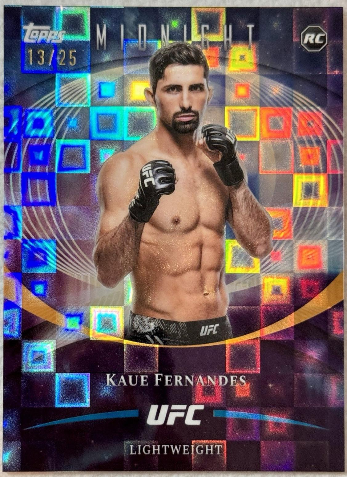 Kaue Fernandes 2026 Topps Midnight UFC Base #18 Moonrise