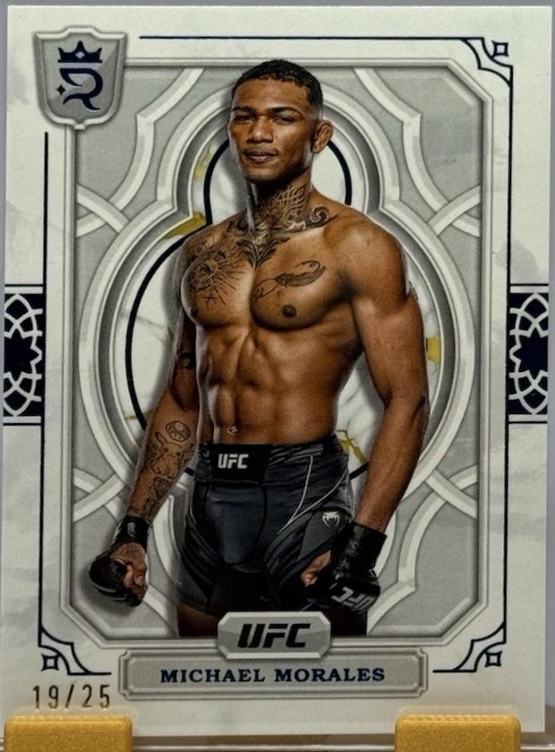 Michael Morales 2024 Topps Royalty UFC Base #98 Blue