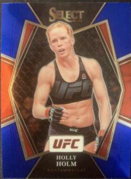 Holly Holm 2022 Panini Select UFC Premier Level #115 Blue