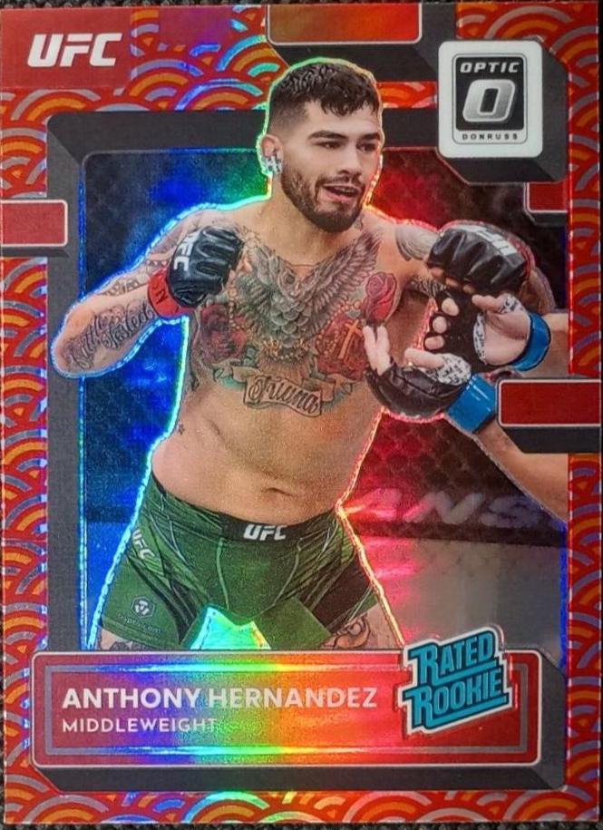 Anthony Hernandez 2023 Panini Donruss Optic UFC Base #110 Photon