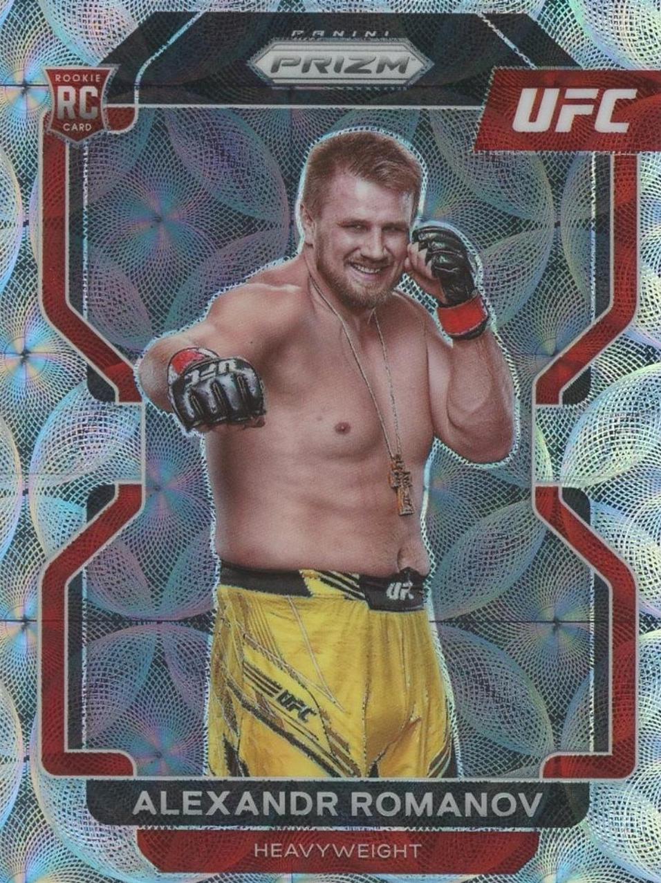 Alexandr Romanov 2022 Panini Prizm UFC Base #137 Premium