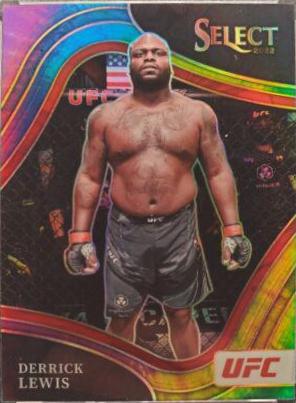 Derrick Lewis 2022 Panini Select UFC Octagonside #248 Elephant