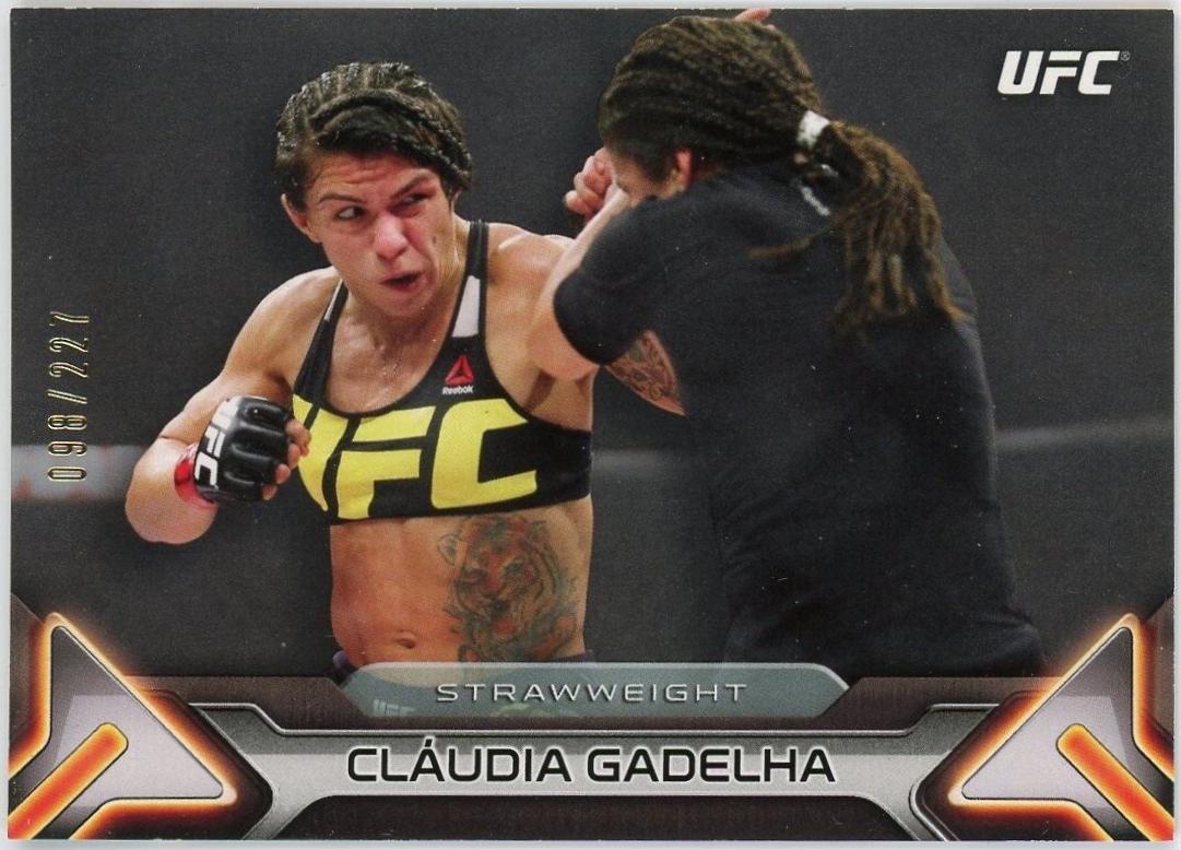 Claudia Gadelha 2016 Topps UFC Knockout Base #59 Silver