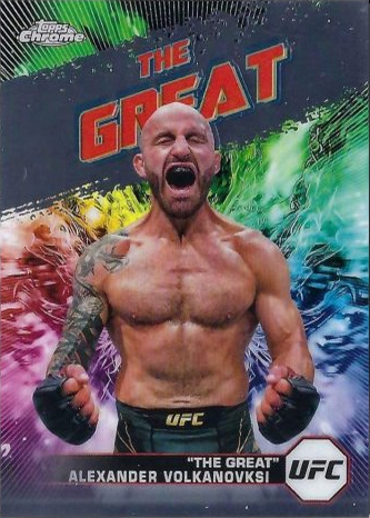 Alexander Volkanovski 2024 Topps Chrome UFC AKA #AKA-15 Superfractor