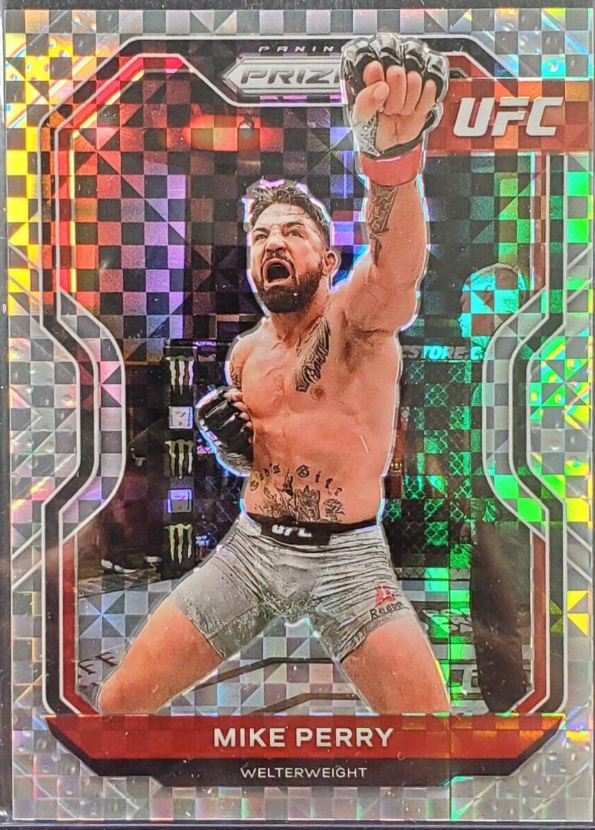 Mike Perry 2021 Panini Prizm UFC Base #19 Octagon