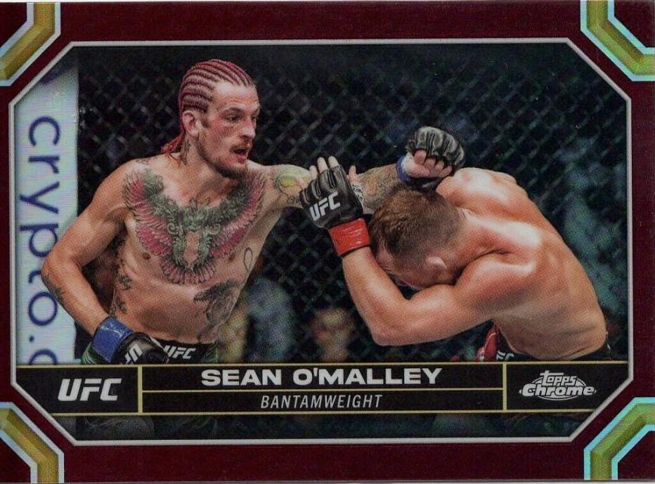 Sean O'Malley 2024 Topps Chrome UFC Base #173 Magenta Refractor