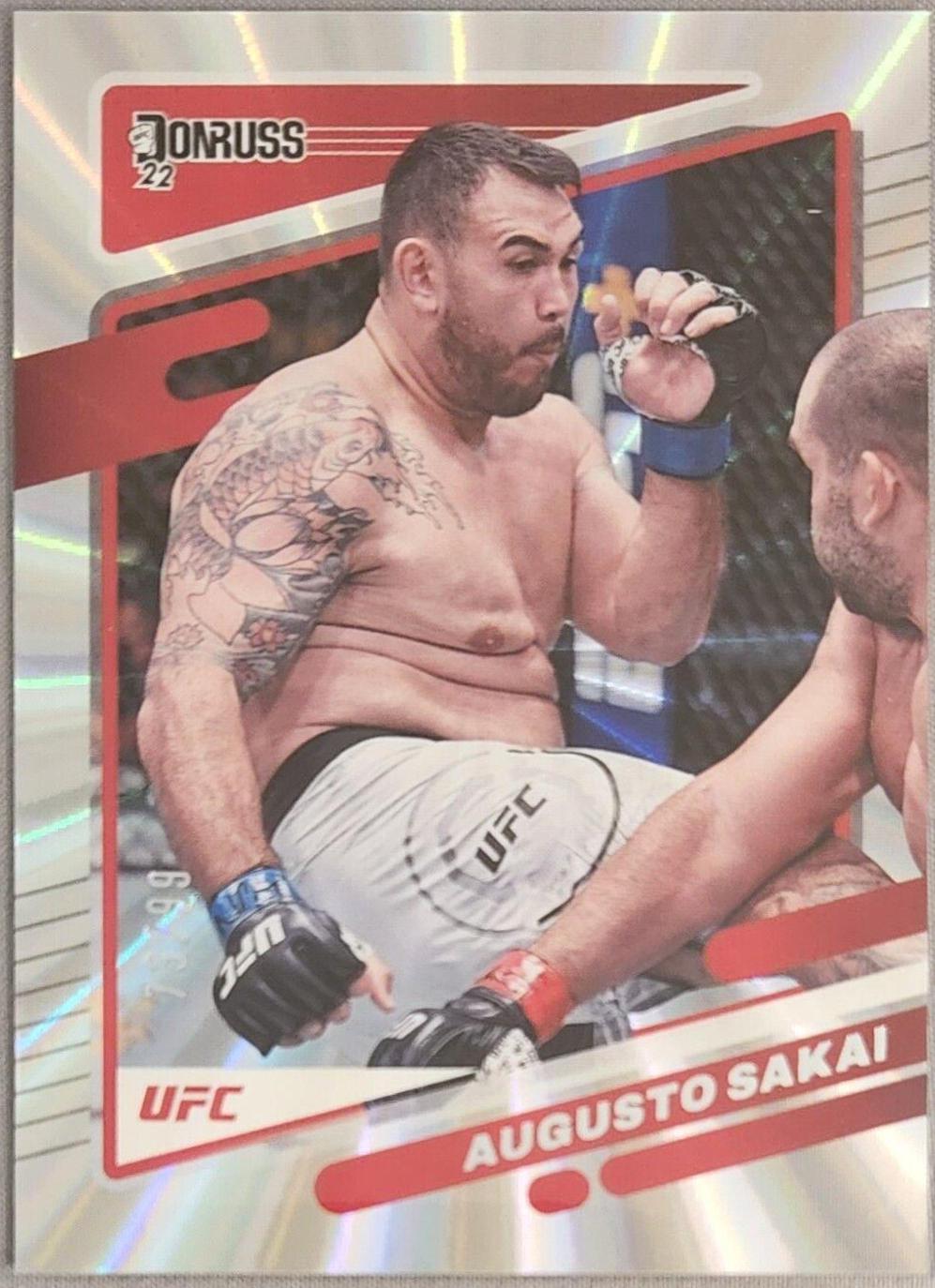 Augusto Sakai 2022 Panini Donruss UFC Base #5 Silver