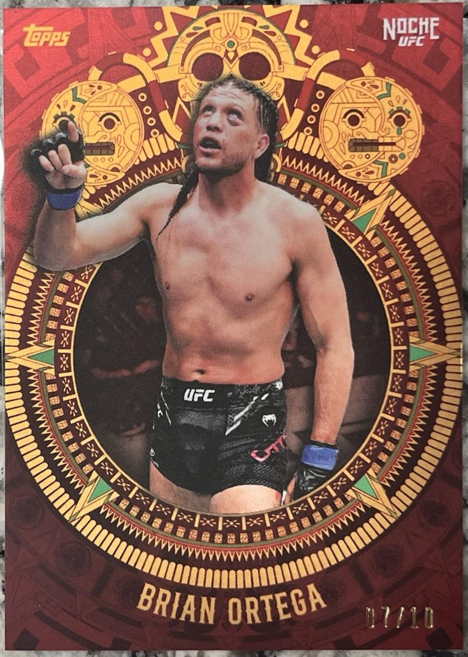 Brian Ortega 2024 Topps Noche UFC Base #5 Red