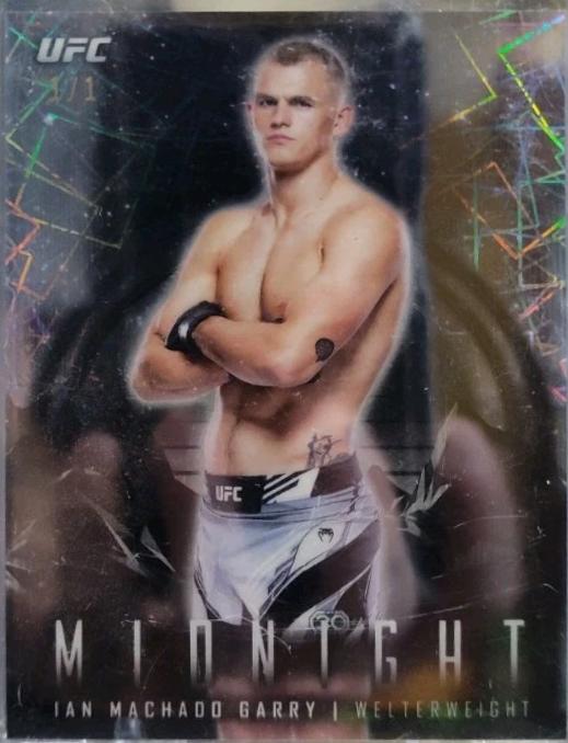 Ian Machado Garry 2024 Topps Midnight UFC Base #13 Black Light