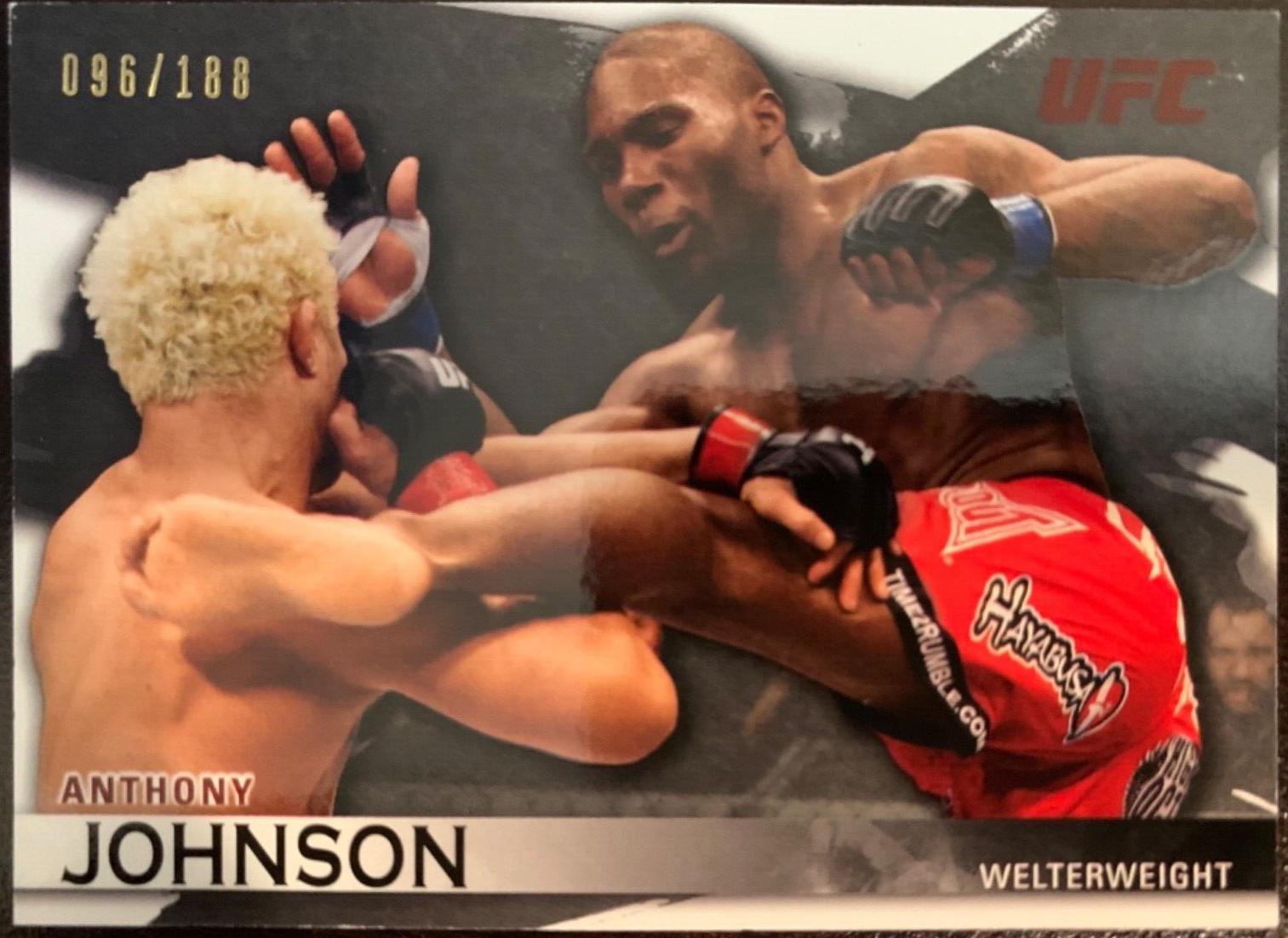 Anthony Johnson 2010 Topps UFC Knockout Base #68 Silver