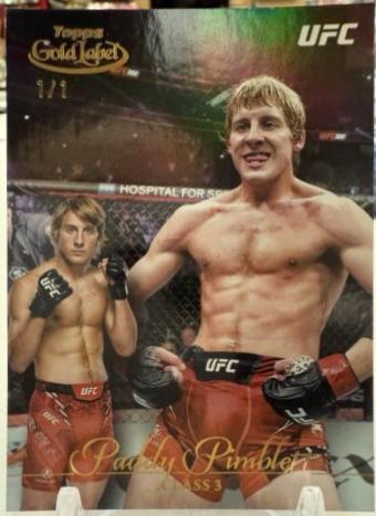 Paddy Pimblett 2024 Topps Gold Label UFC Base Class I #46 Gold
